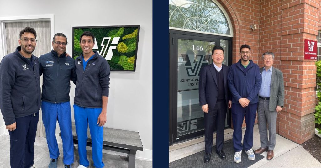 Interventional radiologists visiting JVI to discuss GAE